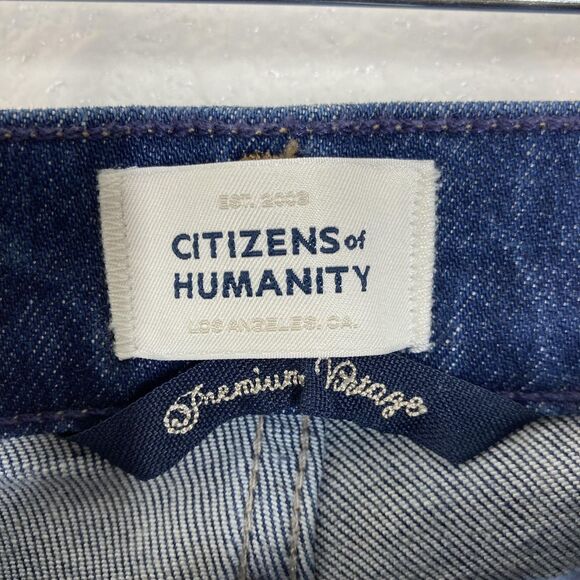 Citizens of Humanity Shorts Womens 29 Denim Jolene Button Fly Organic Cotton - Picture 11 of 16